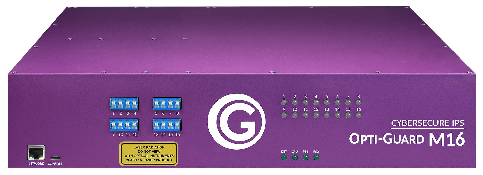 Opti-Guard M16 features front perspective